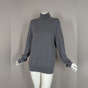 Tommy Hilfiger 100% Wool Turtleneck Sweater | Size M (Men’s) Fits Oversized Wome